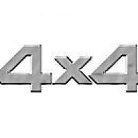 Znak 4x4 samolepící PLASTIC 