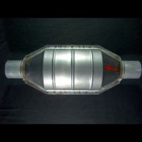 Rezonátor /dynamizér/ výfuku, průměr vstupu/výstupu 45mm, tvar - kat2 