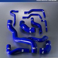 Pětidílný hadicový set pro turbo, Renault Alpine V6 D501/D502, r.v. 86-92, barva modrá 