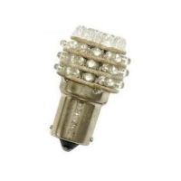 Oranžová LED žárovka s paticí BA15S, jednopólová 21W, 36LED, 1ks 