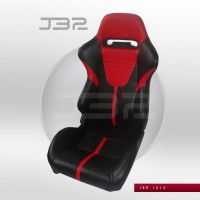 Sportovní sedačka JBR - polohovatelná, barva červeno-černá (na levou stranu pro řidiče), 1ks 