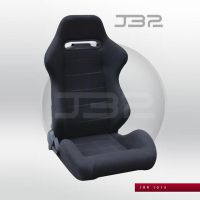 Sportovní sedačka JBR - polohovatelná, barva černá (na levou stranu pro řidiče), 1ks   