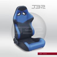 Sportovní sedačka JBR - polohovatelná, barva modro-černá (na pravou stranu pro spolujezdce), 1ks  