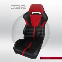 Sportovní sedačka JBR - polohovatelná, barva červeno-černá (na pravou stranu pro spolujezdce), 1ks 