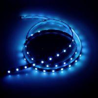 LED diodový blikající pásek - STRIP 30cm, modré světlo, 1ks 