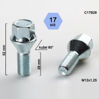 Kolový šroub M12x1,25x28, dosedací plocha kužel 