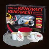 MALÁ SADA NA RENOVACI A LEŠTĚNÍ SVĚTLOMETŮ 